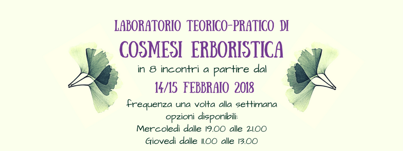 Laboratorio teorico-pratico di cosmesi naturale